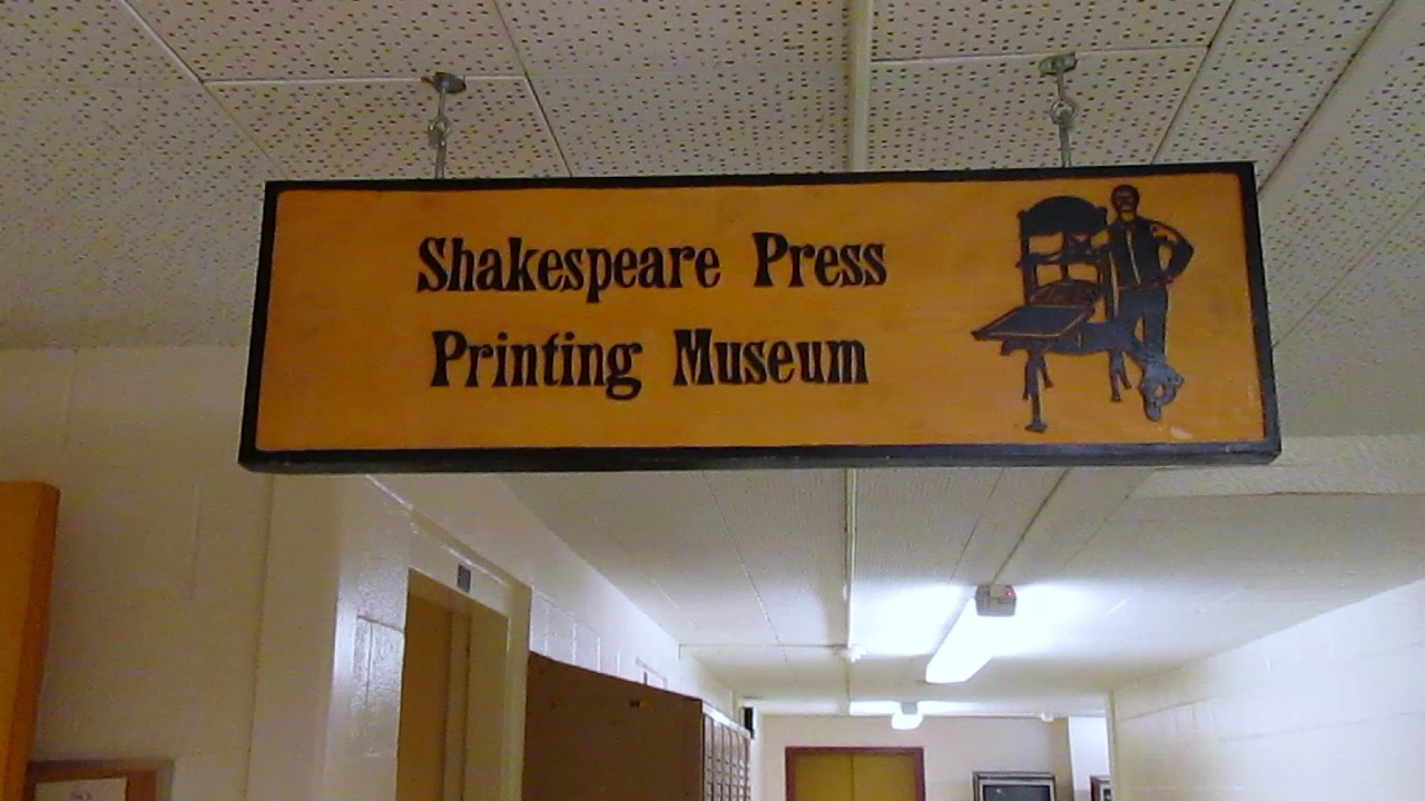Video preview: Frank Visits Cal Poly's Shakespeare Museum