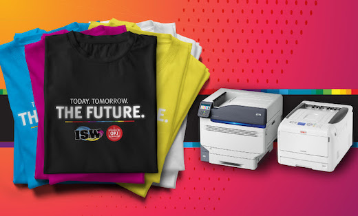 Cutting edge digital Transfer Printing with OKI's Pro8432WT - White Toner  Printer 