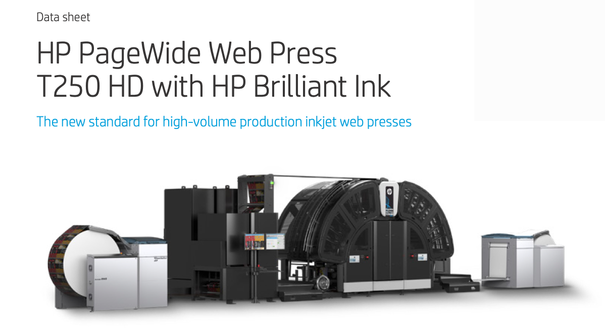 HP PageWide Industrial Web Presses