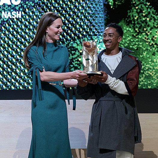 Saul Nash Receives The Queen Elizabeth II Award for British Design