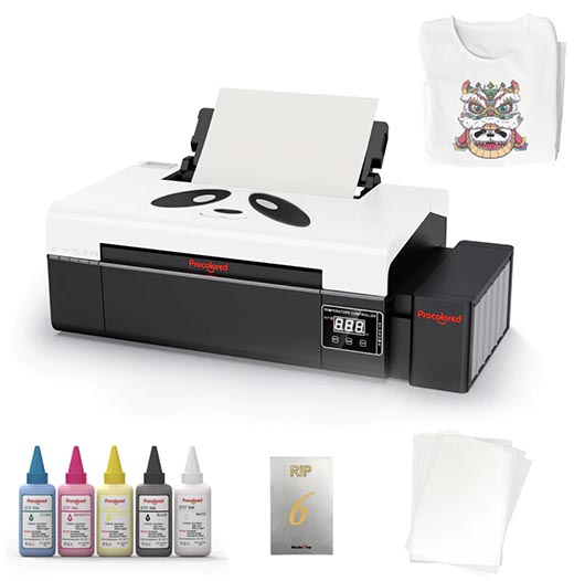 A3 DTF Plus Printer XP600 DTF T-shirt Printing Machine Direct Transfer  Printer with White Ink Stir Complete DTF Kit For T-shirts