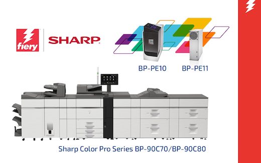 Sharp lanzará prensas de producción livianas con tecnología del software Fiery FS600 Pro