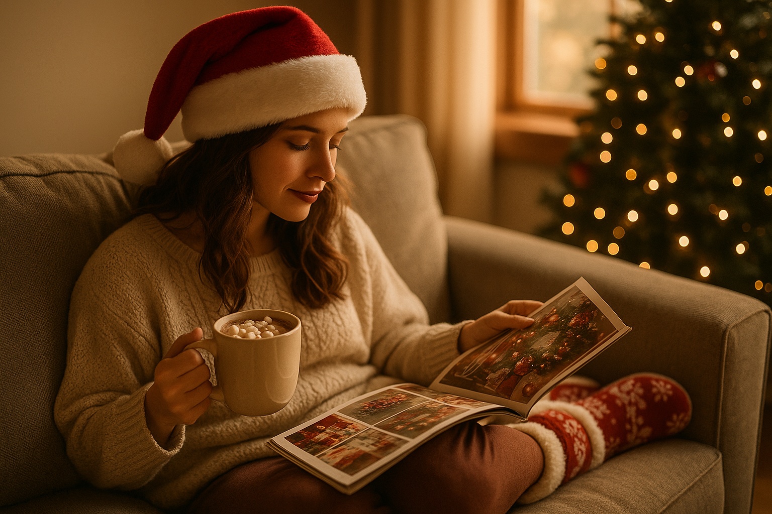 Shoppers Curl Up with Catalog This Holiday Season