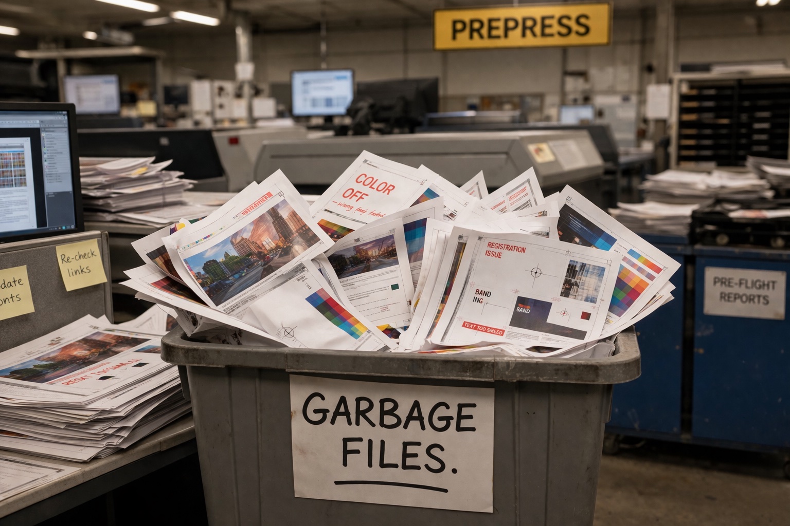 Under the Hood: How Print Shops Handle Garbage Artwork