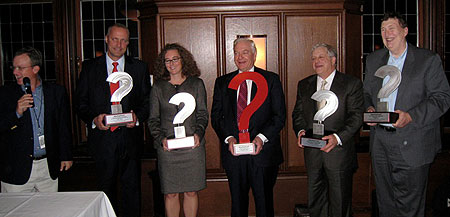 Randy Davidson, WhatTheyThink, presents the PrintCEO of the Year Award Finalists