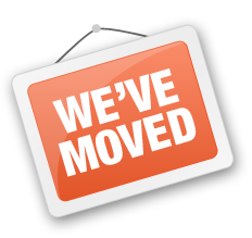 We've Moved Sign
