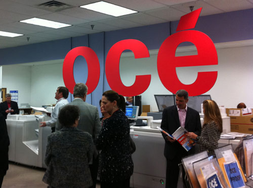 Figure 1: The Océ Envision the Future Forum included a tour of Houston, TX's Ideal Printers.