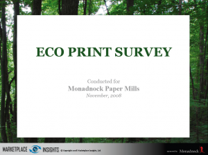 Eco-Print Survey