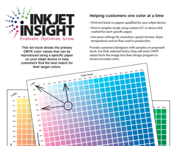 picture of Free Inkjet Insight Tint Book and Explanation