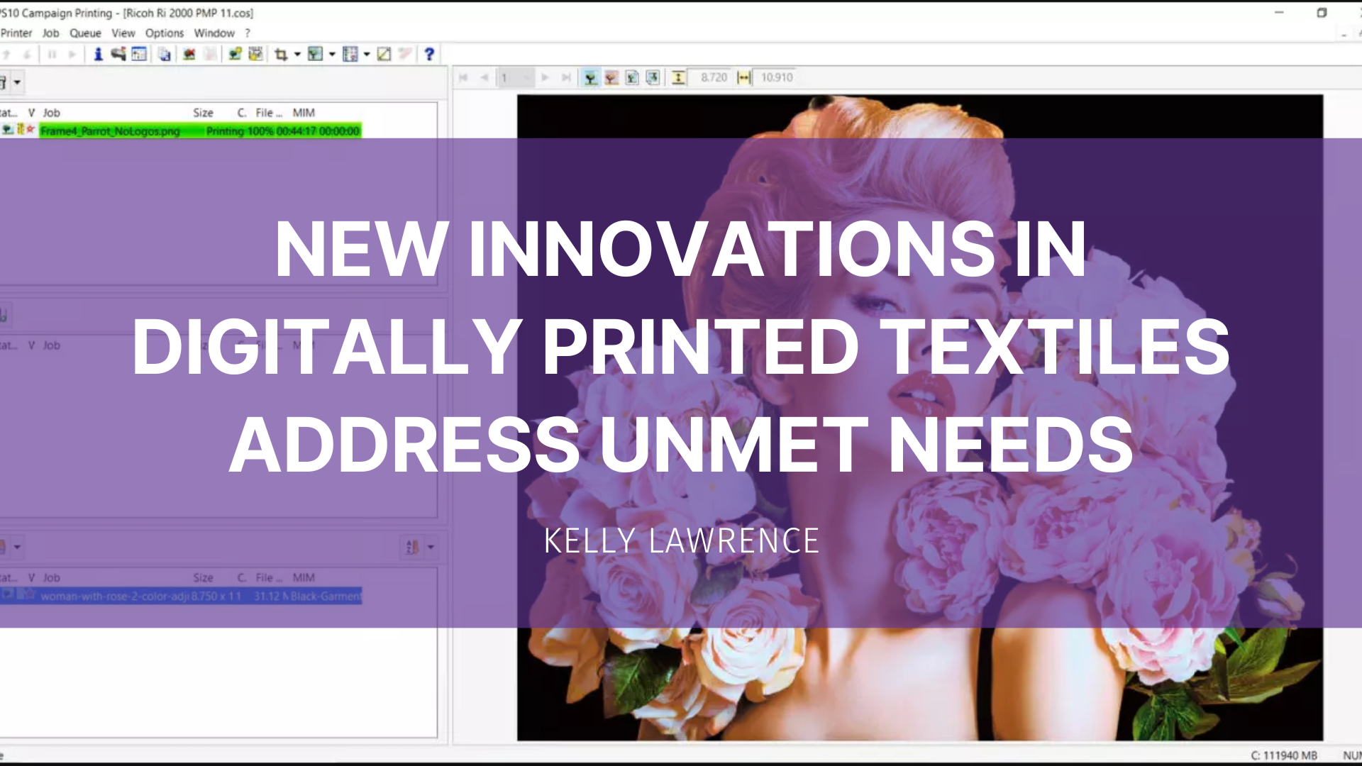 New innovations in digitally printed textiles address unmet needs ...