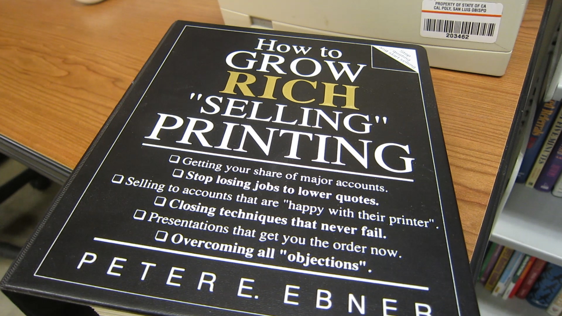 Video preview: Frank On How to Get Rich Selling Printing