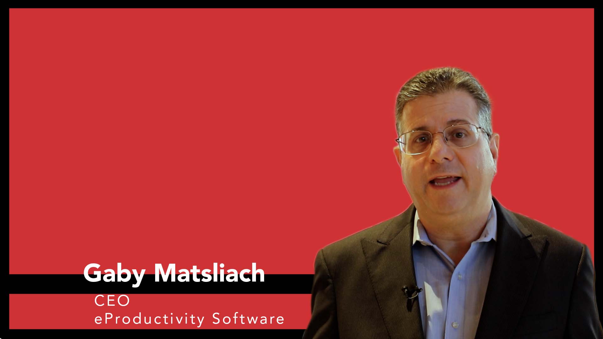 Gaby Matsliach on the eProductivity Software Spinoff