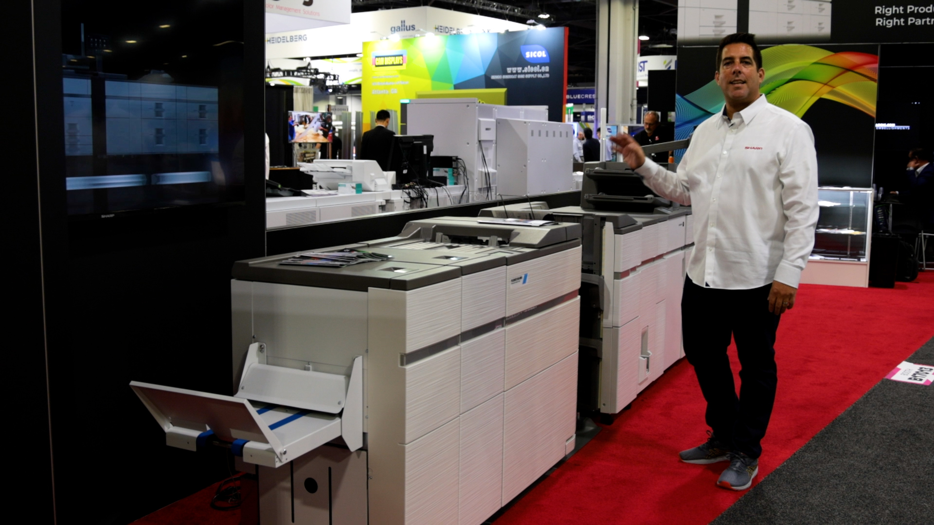 Booth Tour: Sharp at PRINTING United