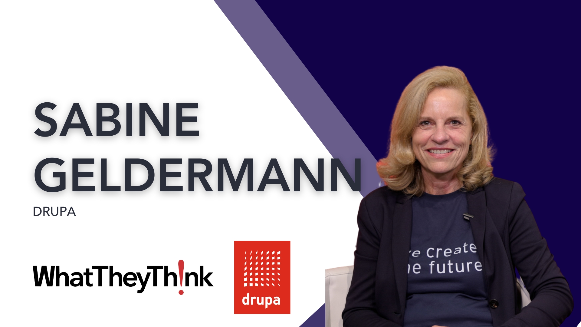 Video preview: Sabine Geldermann Welcomes the Printing World Back to drupa