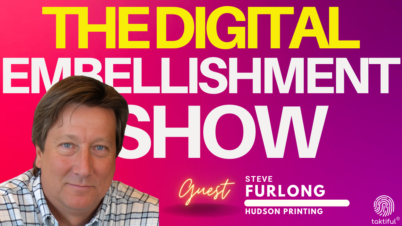 Video preview: Talking Embellishments with Steve Furlong from Hudson Printing