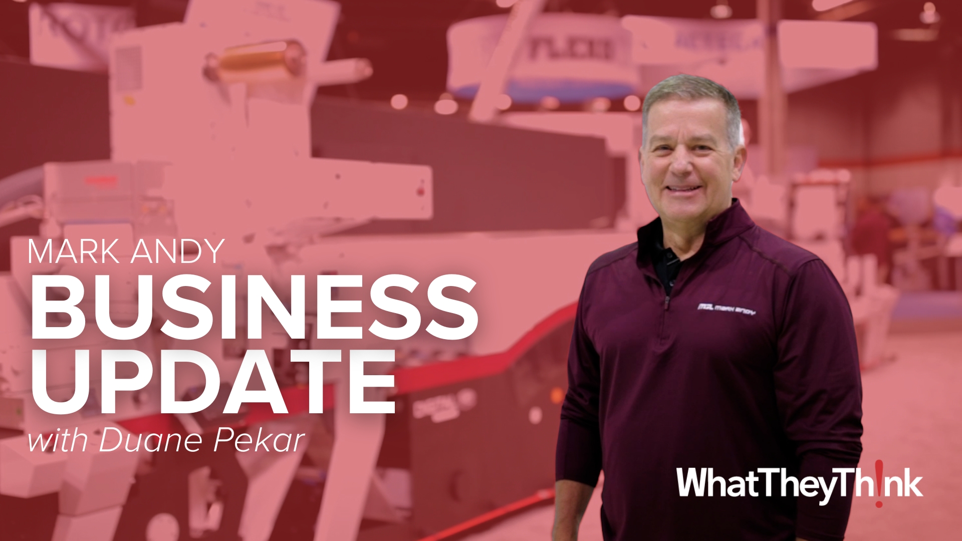 Video preview: Business Update: Mark Andy at LabelExpo