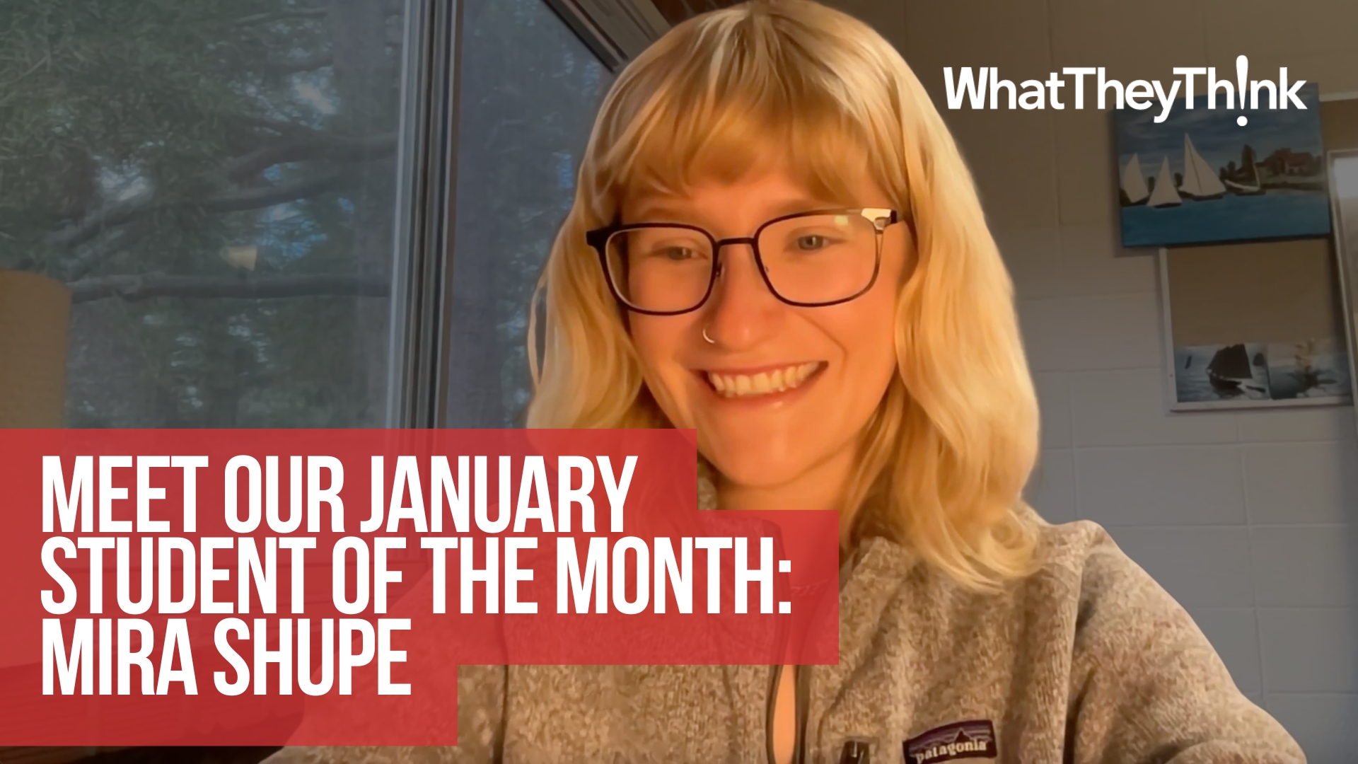Video preview: WhatTheyThink Student of the Month: Mira Shupe